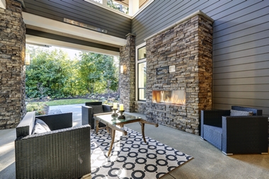 Add value to your home with Des Moines outdoor fireplaces in WA near 98198